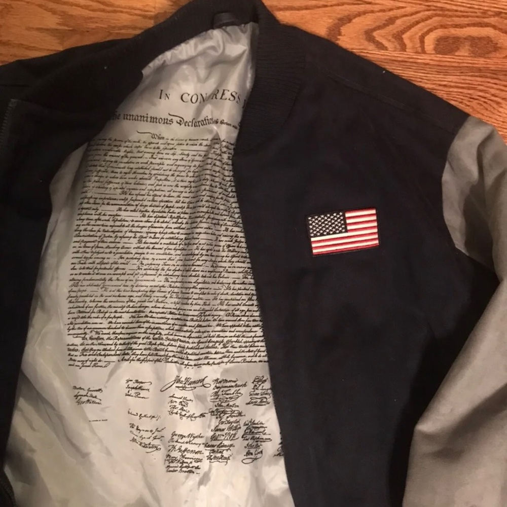 Bradford Exchange Freedom Declaration Patriot Jacket Size Xl Patriot American